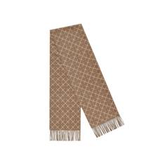 Ortega Tørklæde By Malene Birger Light Brown Onesize
