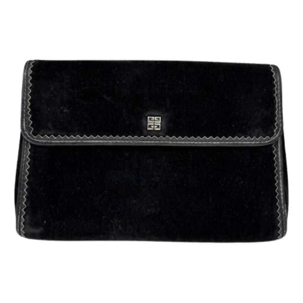 Givenchy Pre-owned Pre-owned Læder Clutch - Vintage - Dame - Sort - ONE SIZE - Læder