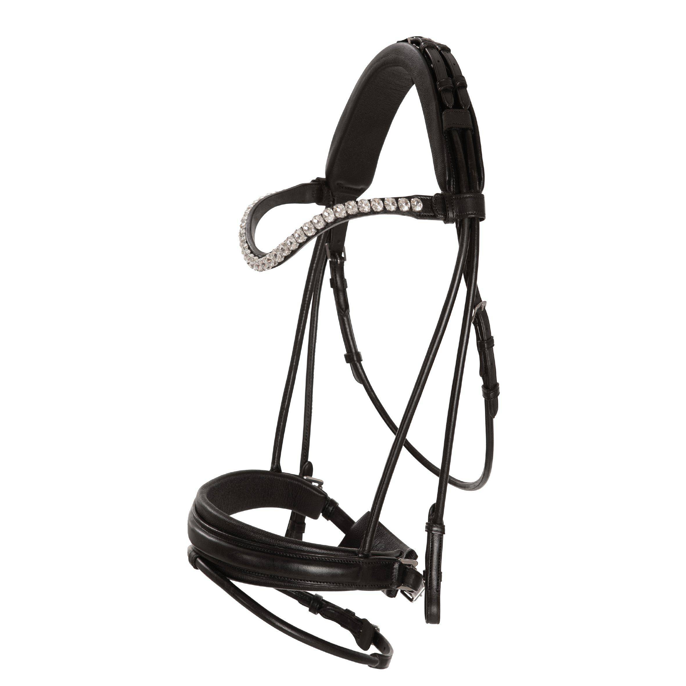 Lippo Supreme Rundsyet Trense - Sort - XFULL