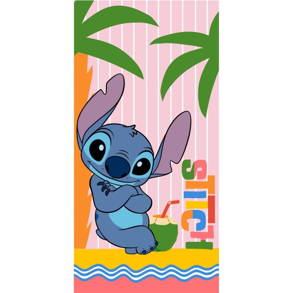 Disney Lilo och Stitch badhandduk, strandhandduk 70x140 cm