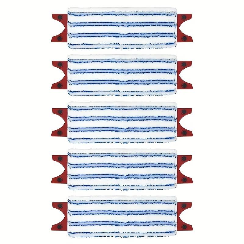 5pcs Mop Replacement Pad, Suitable For -one Mop. It Can Water And Be Reused. Suitable For Cleaning Tiles, Bathrooms And Floor Accessories. In Striped And White Options.