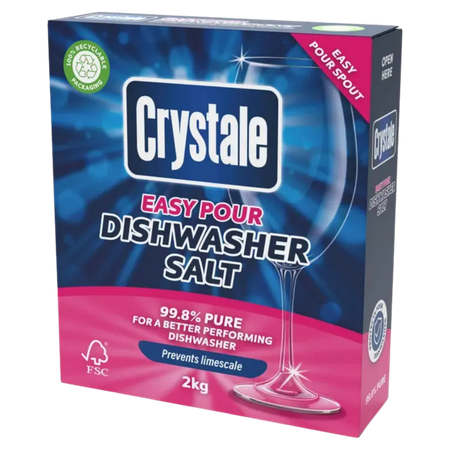 Crystale Easy Pour Dishwasher Salt - 2000g
