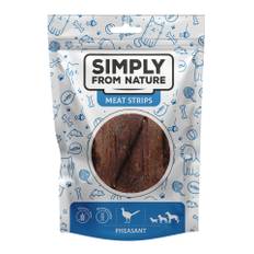 SIMPLY FROM NATURE Meat Strips Köttstrimlor av fasan för hundar 80 g