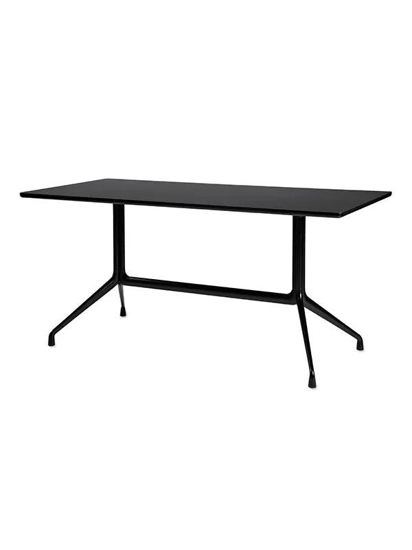 About a Table AAT10 Spisebord fra Hay L 220 x D 90 x H 74 cm / Sort pulverlakeret aluminium / Sort linoleum - Jacobsen Plus