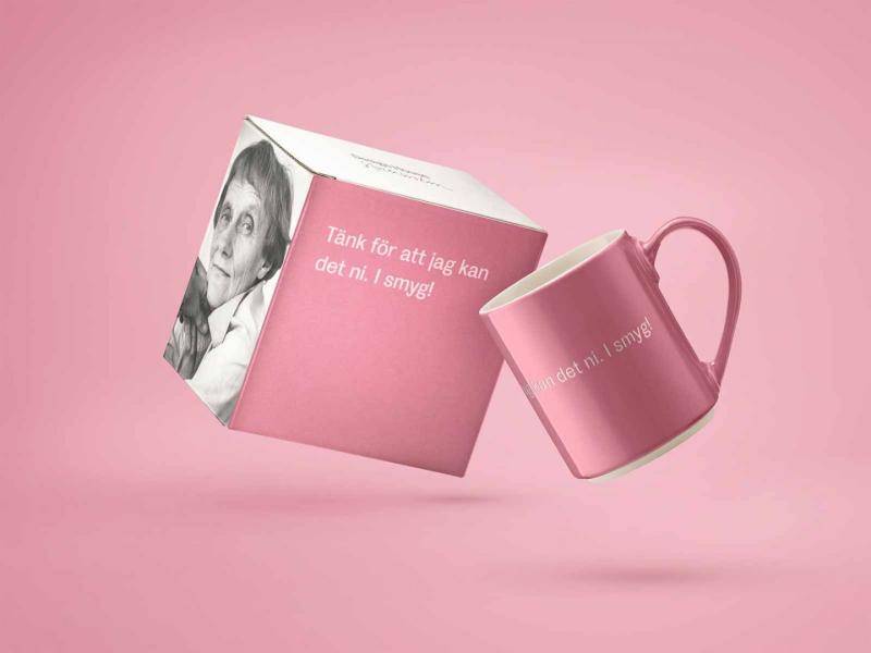 Astrid Lindgren Mugg 35cl "Tänk för att jag kan det ni..."