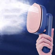 1-pack bärbart handhållet ångstrykjärn - Kompakt resestrykjärn med kraftfull 40W ånga, stor titanplatta för skrynkelfria kläder, snabb uppvärmning och - Färg slumpmässig (Multi-size)