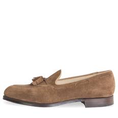 Crockett & Jones 'Cavendish' Suede Loafers Polo Brown