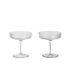 2 stk.Ripple Champagneglas - champagneskål
