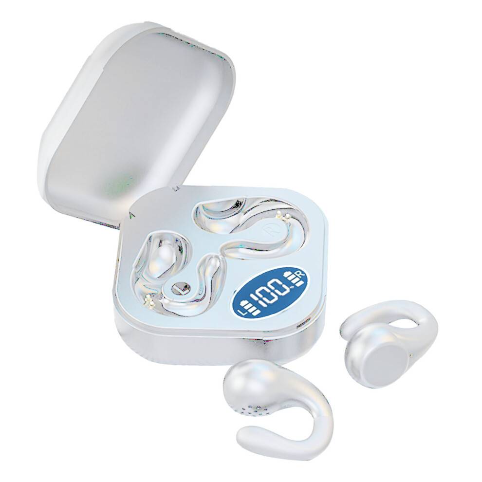 Trådløse Bluetooth-øretelefoner med berøringskontrol, hi-fi-lyd, usynlige mini-øretelefoner, lette, åbne øretelefoner, støjreducerende,