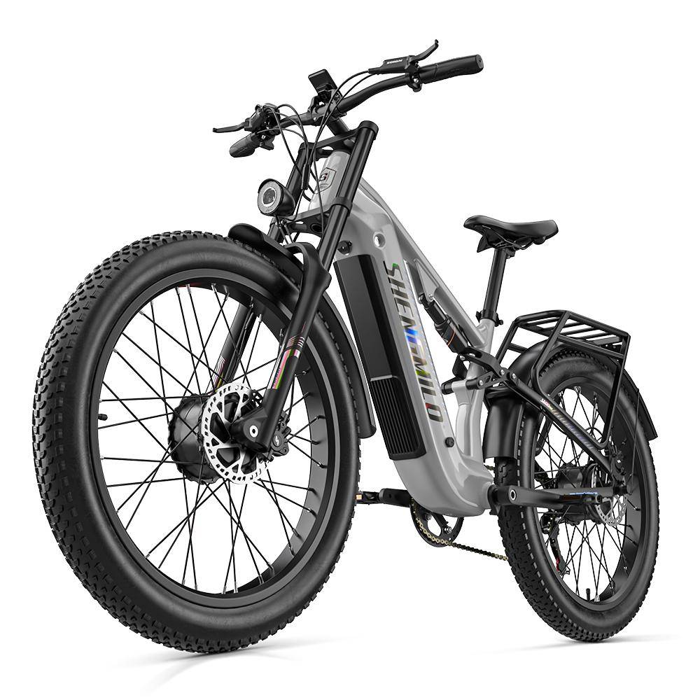 Shengmilo S600 Pro All-Terrain Electric Bike 48V25AH Battery Adult Electric Bicycle 2000W Motor E-bike 26 Inch Fat Tire Men's E-Mountain Ebike