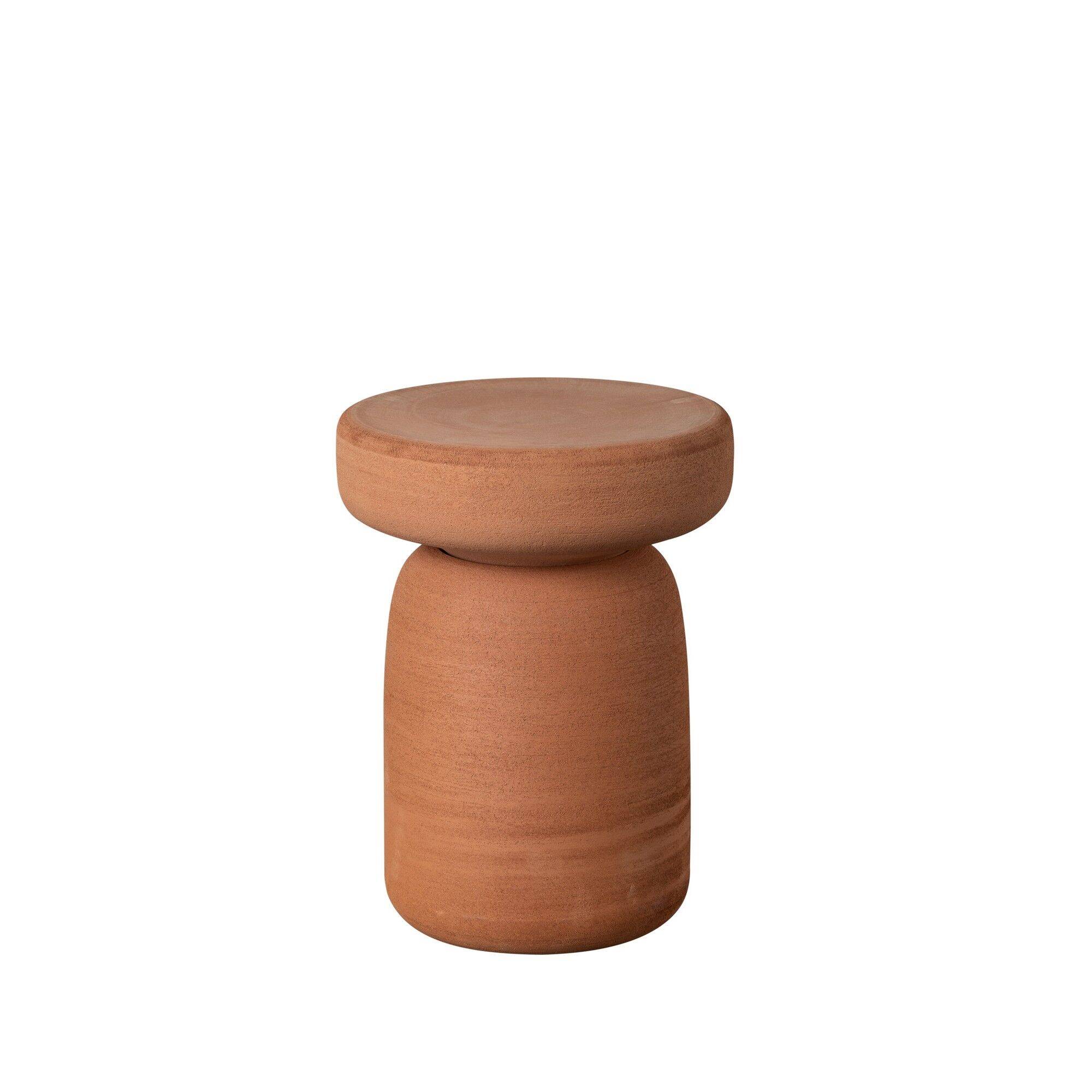 Tototo Sofabord Ø38 Terracotta.