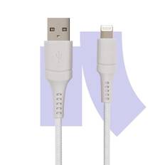 USB-A till Lightning 2.5 m Grå