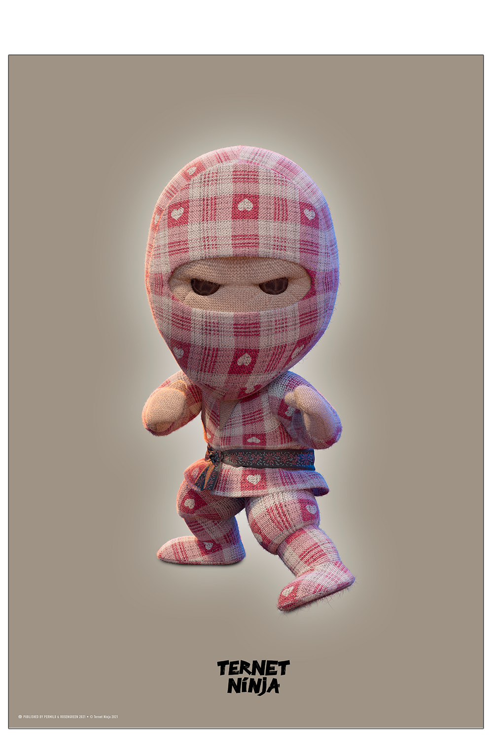 Ternet Ninja 2, Mørk. A3 (29,7x42 cm)