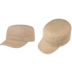 Stetson Army Cap, Beige-cotton