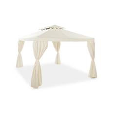Väggar till Paviljong Bermuda 3x4 m - Beige/Vit Paviljongvägg Vit,Beige Comfort Garden
