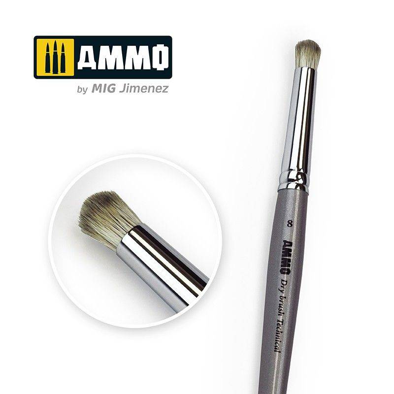 Drybrushpensel 8