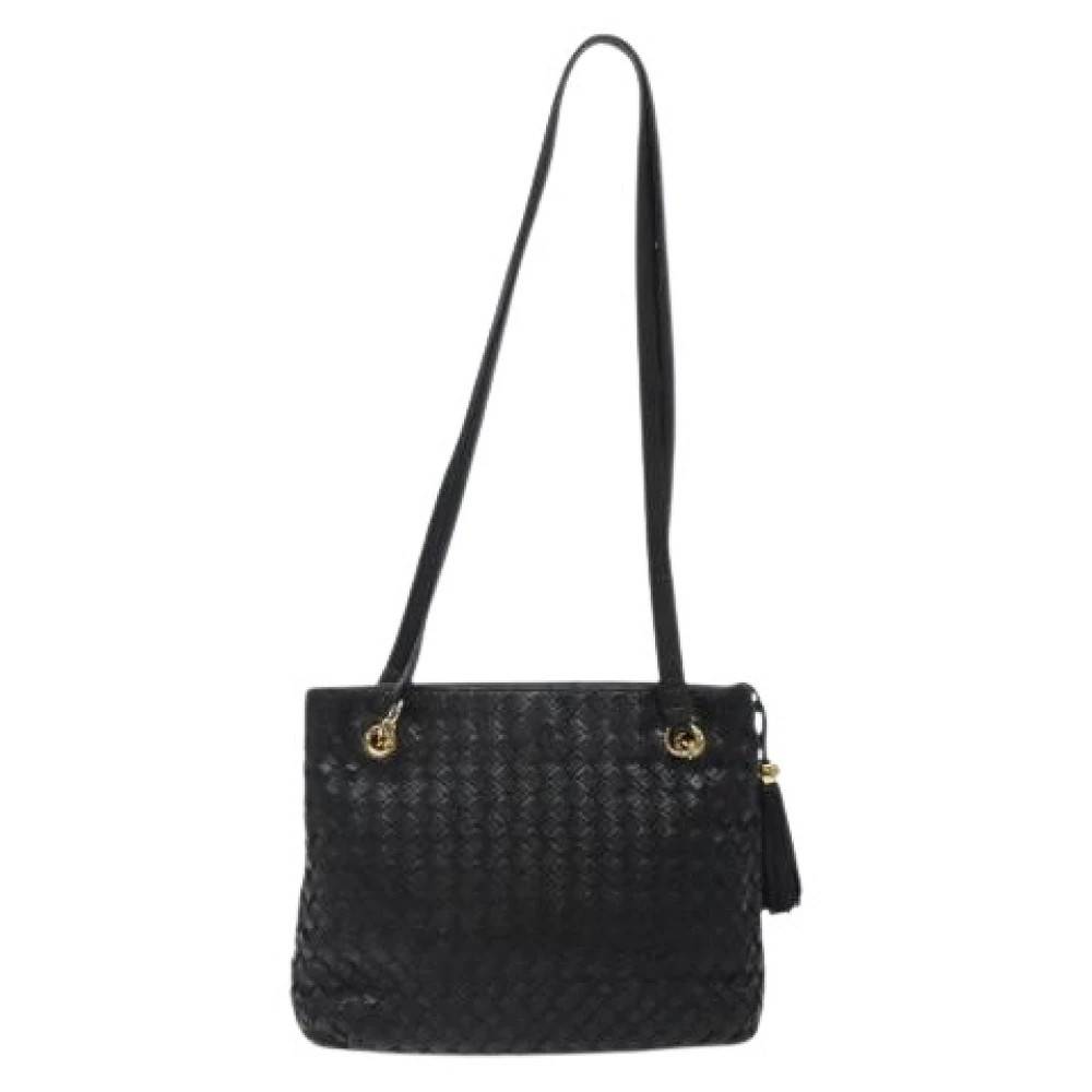 Bally Pre-owned Pre-owned Vintage Skuldertaske - Vintage - Dame - Sort - ONE SIZE - Uld
