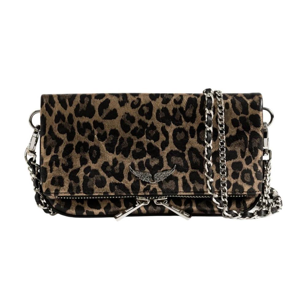 Zadig & Voltaire Rock Nano Metal Leo Taske - Tasker - Dame - Flerfarvet - ONE SIZE - Bomuld