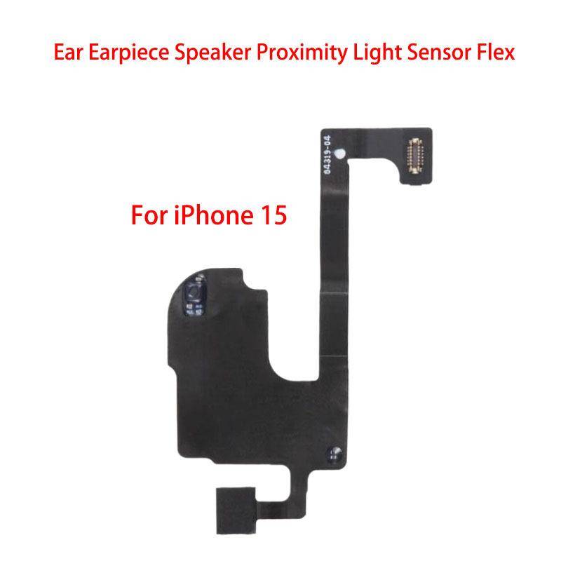 Öra Öronmussla Högtalare För IPhone 15 Pro Max Plus Hörlur Närhetssensor Flexkabel