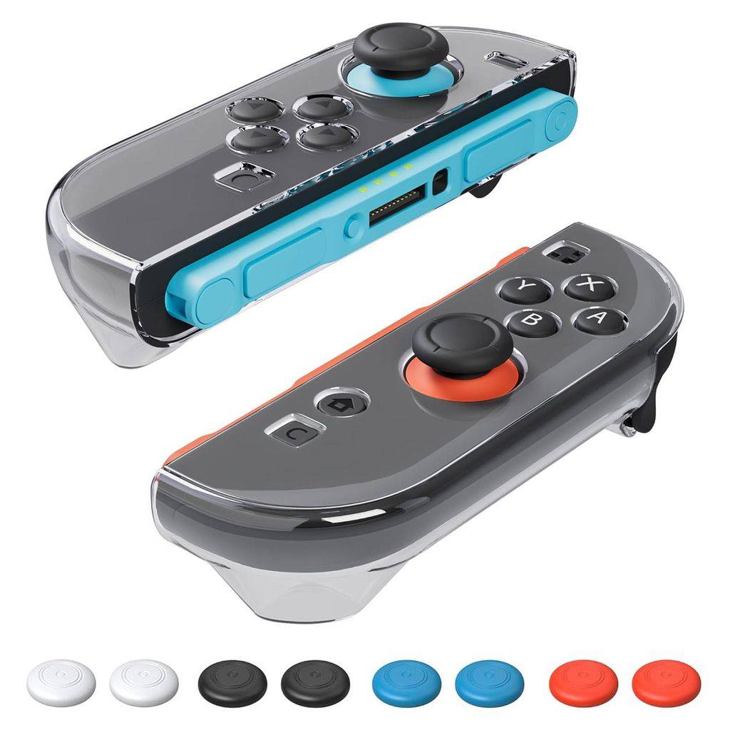 Nintendo Switch 2 Joy-Con skal & joysticklock – Transparent