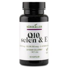 Närokällan Q10 + Selen + E, 60 kapsler