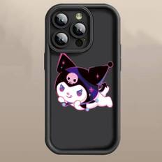 D-8 Kuromi Case for iPhone 15 14 13 12 8 Plus Samsung S24 S23 Ultra A04S A05S Huawei P40 P50 P60 Nova 11 Pro Max OPPO A17K Reno 10 OPPO Reno 8 Pro 5G hjort