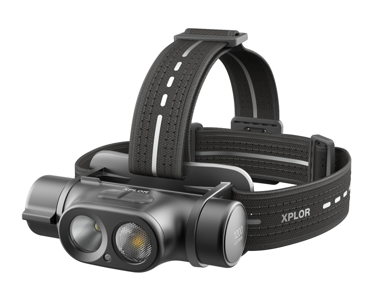 Pannlampa GP Xplor PHR19, 1200 lumen, dubbla linser