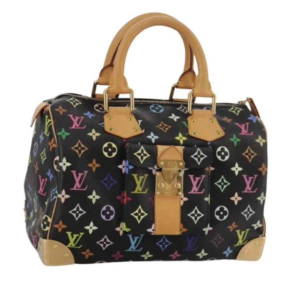 Louis Vuitton Vintage Pre-owned Canvas Håndtaske - Vintage - Dame - Flerfarvet - ONE SIZE - Tyl