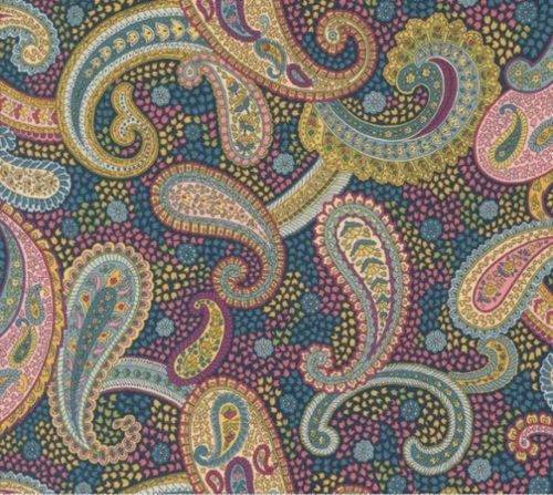 Chelsea Garden, Navy Multi, Moda Fabrics
