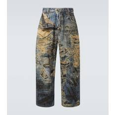 Acne Studios 2023 trompe l'Åil wide-leg jeans