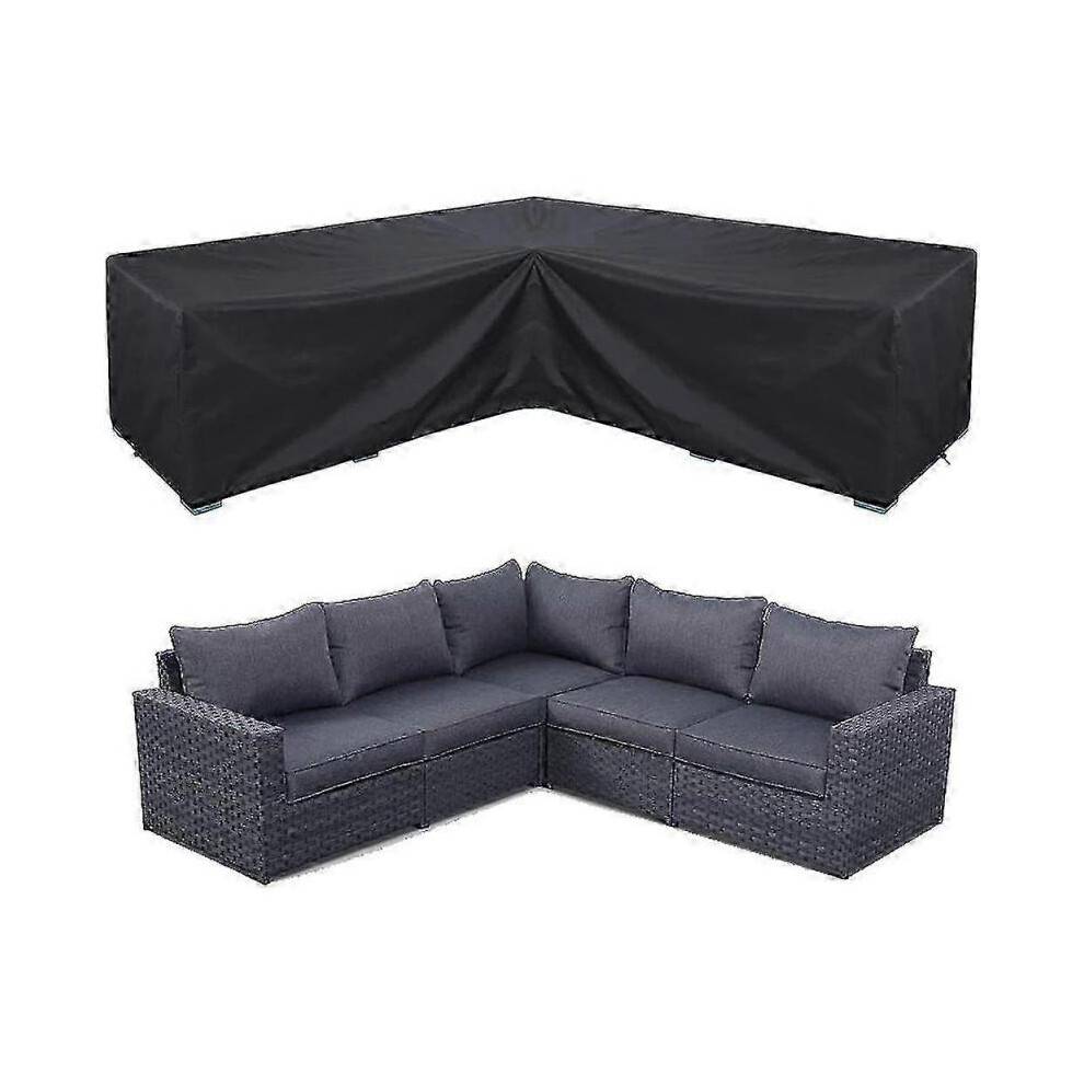 (286*286*82cm) Corner Sofa Cover Waterproof Garden Furniture Set Cover Outdoor Sectional Furniture Cover