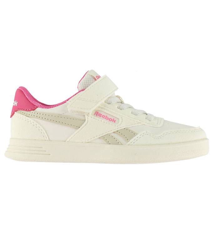 Reebok Sko - Court Advance - Chalk/Linen/True Pink - Reebok - 29 - Sko
