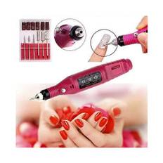 Manicure pedicure sæt komplet sæt Professionel elektrisk manicure og pedicure sliber + 6 slibespidser