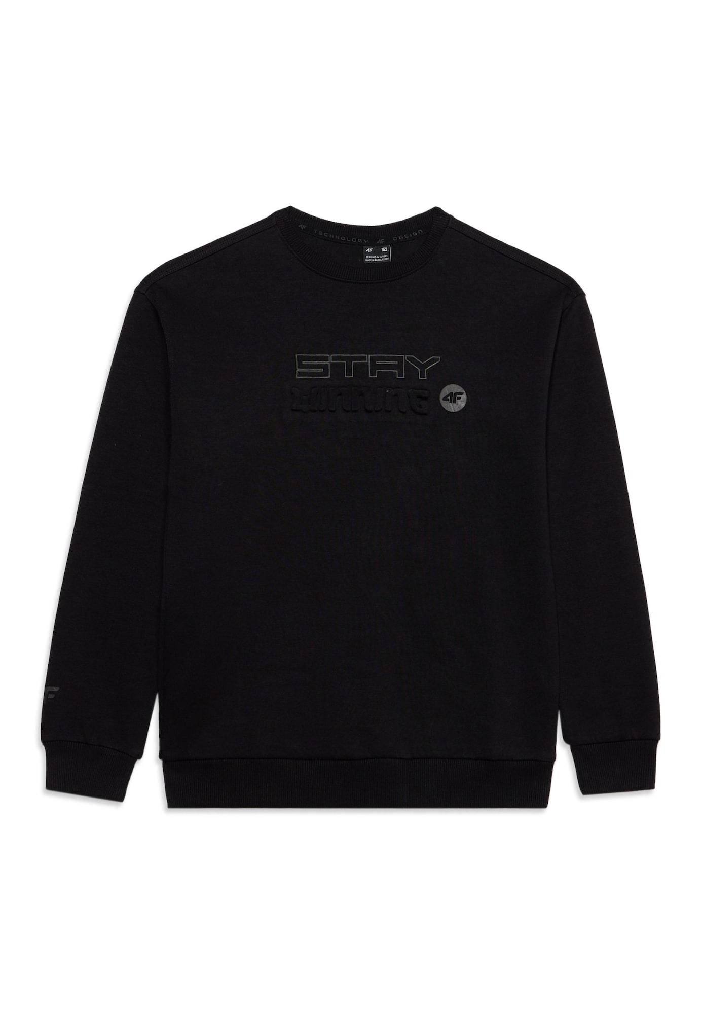 4F Junior Sportsweatshirt  grå / sort
