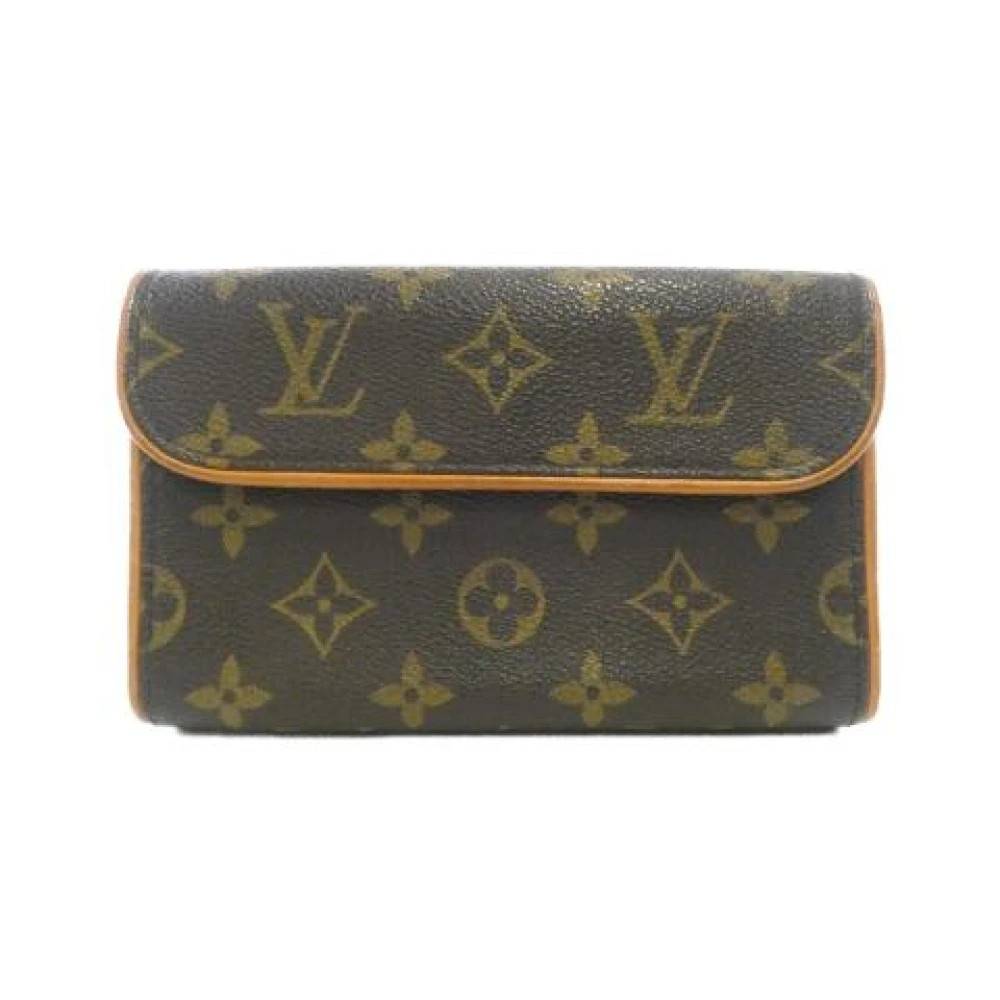 Louis Vuitton Vintage Pre-owned Pochette Florentine Monogram Waist Bag - Vintage - Dame - Brun - ONE SIZE - Uld