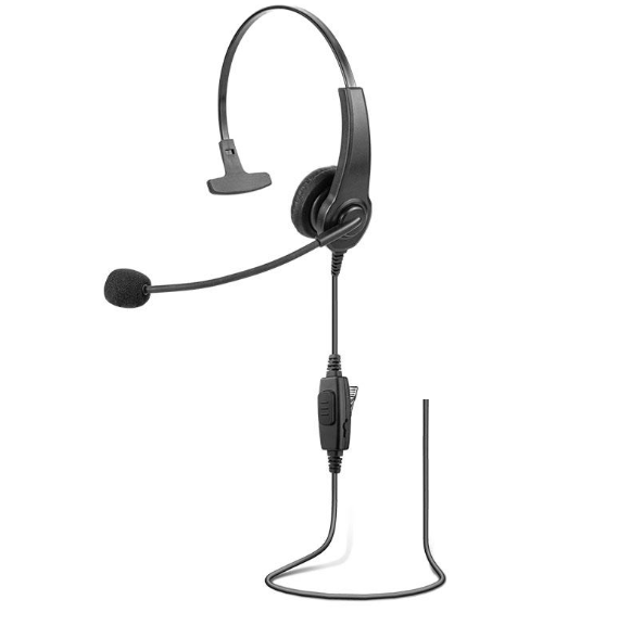 Boom Headset med bøjle til Motorola DP1400 og Motorola R2 Radioer