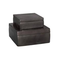 Benito ask grafit 2-pack - Grå (B: 12-16 x H: 5-7 x D: 12-16 cm)