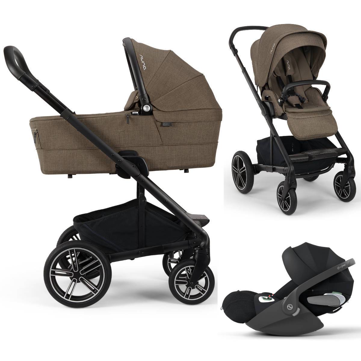 Nuna MIXX Next Pram Set 3 in 1 incl. Cybex Cloud T i-Size - Pistachio
