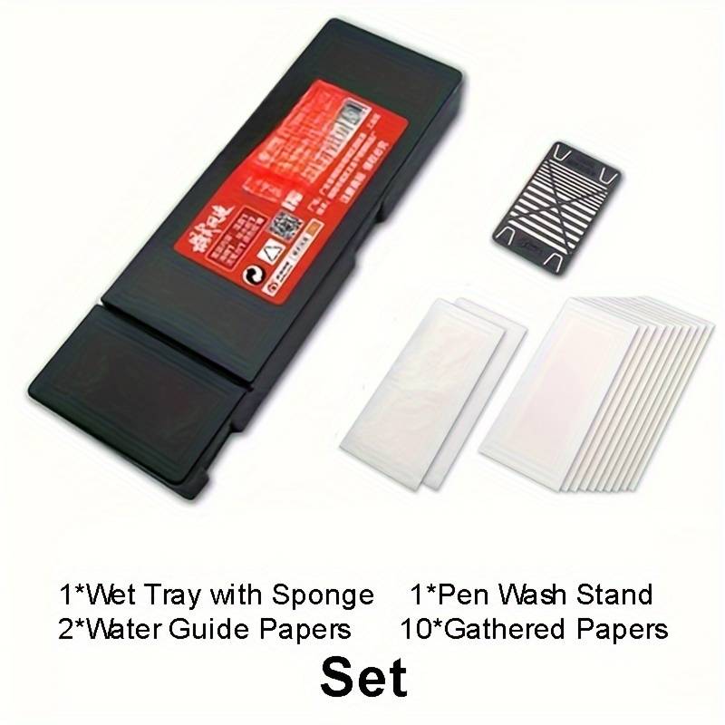 TEMU A Portable Wet Palette Designed For Acrylic Painting, This Model Features A Wet Tray For Paint Supplies, Serving As A Holder That Paint For Miniature Painting And Modeling Tools