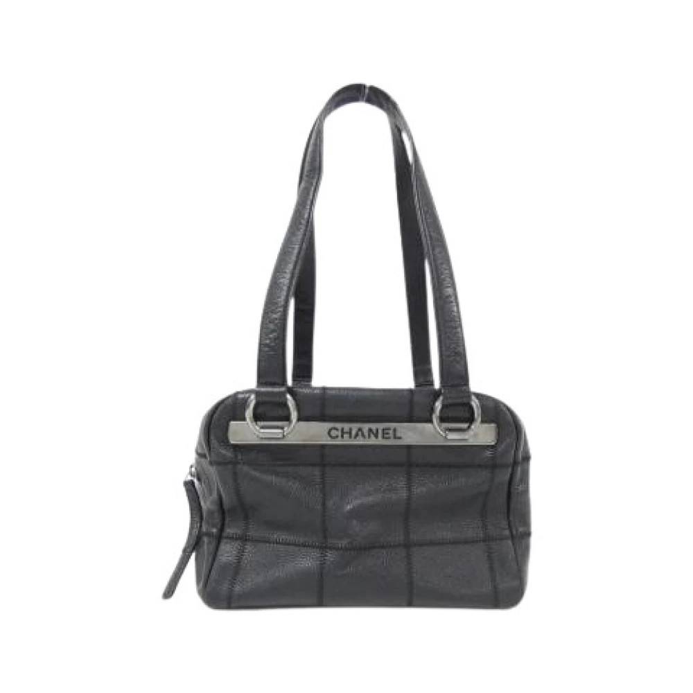 Chanel Vintage Pre-owned Vintage Skuldertaske - Vintage - Dame - Sort - ONE SIZE - Uld