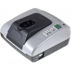 Powery Batteri-Lader med USB til Bosch PSR 18VE-2