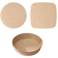 130Pcs Air fryer Paper Baking Paper Mats Oil Proof Silicone Oil Paper Kitchen AirFryer Baking