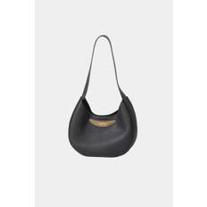 MINI SHOULDER BAG - YARDLY PLACKET BLACK STRUCTURED - ONE-SIZE