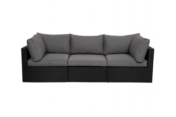 Sala 3-personers modulsofa m/vandafv. hynder