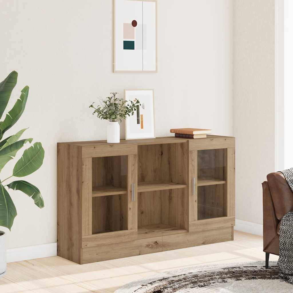 vidaXL Skänk artisan ek 120x30,5x70 cm konstruerat trä