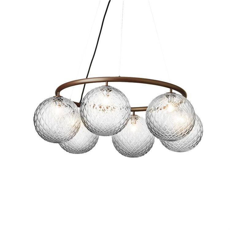Nuura Miira 6 Cirkulär Dark Bronze/Optic Clear