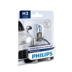 H3 Pære - PHILIPS White Vision - 55 watt - 1 stk.