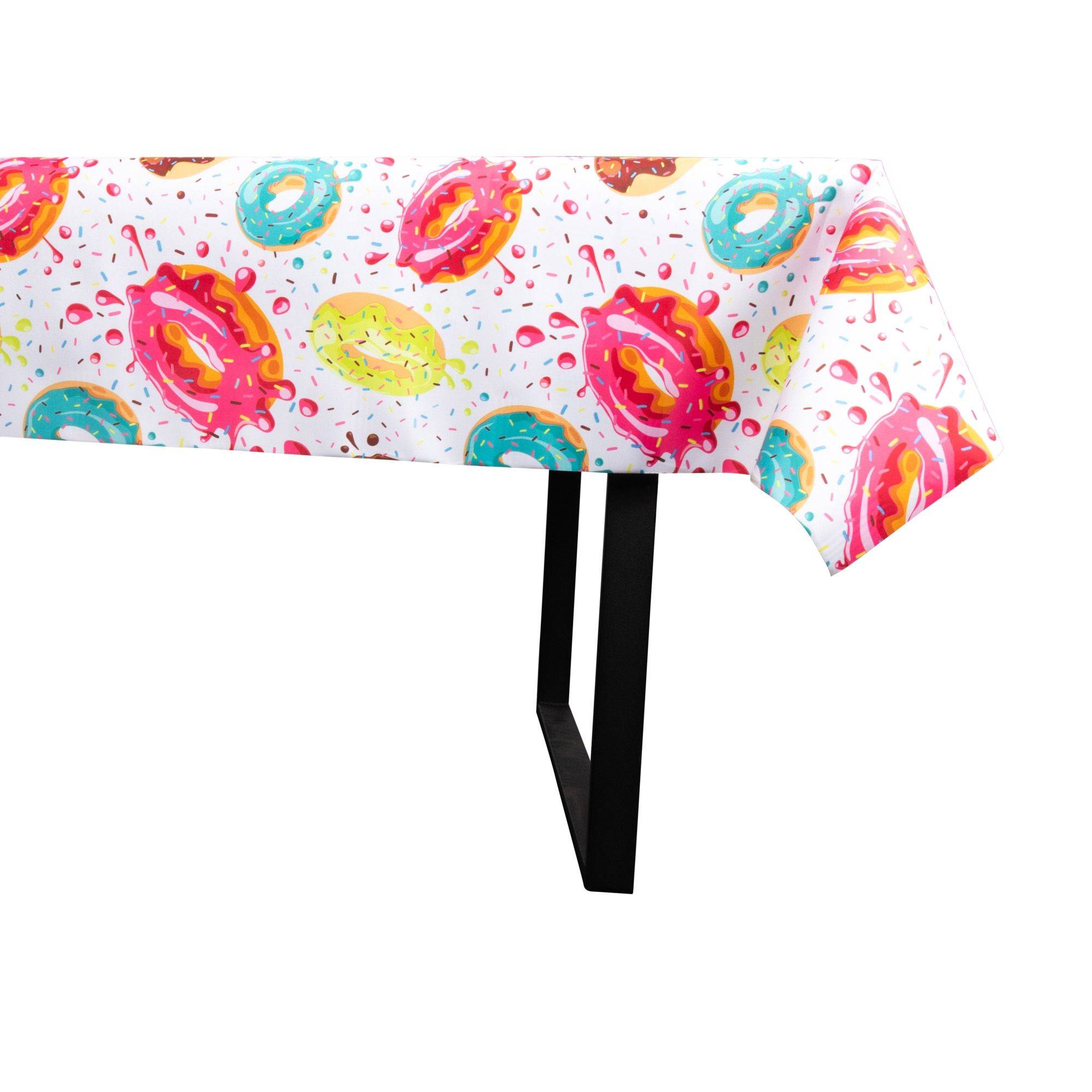 Tekstil voksdug - 140 cm bred - På metermål - Sprinkle Donuts - Voksdug med akrylbelægning