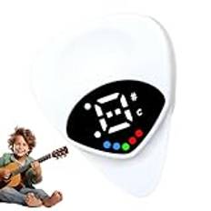 Elgitarrtuner - Batteridriven akustisk tuner, Gitarrtunerverktyg | Bärbart verktyg för inlärning av gitarr för nybörjare, perfekt för män och kvinnor, exakt stämning för gitarrälskare och studenter