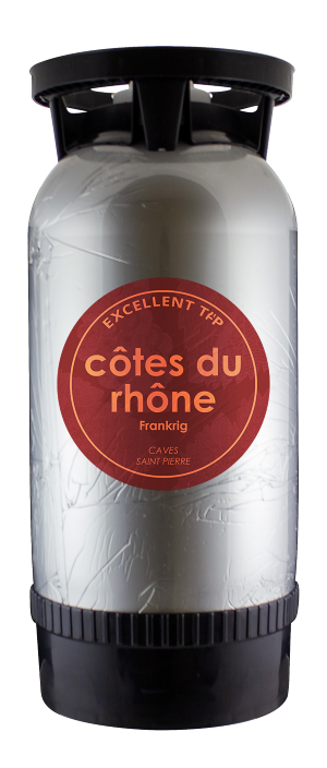 Cotes du Rhone Rouge Caves Saint Pierre - Fustage - 20L - K-System.
